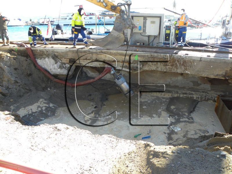 Moe pour la réfection du quai anciens chantiers navals - La Ciotat (13)